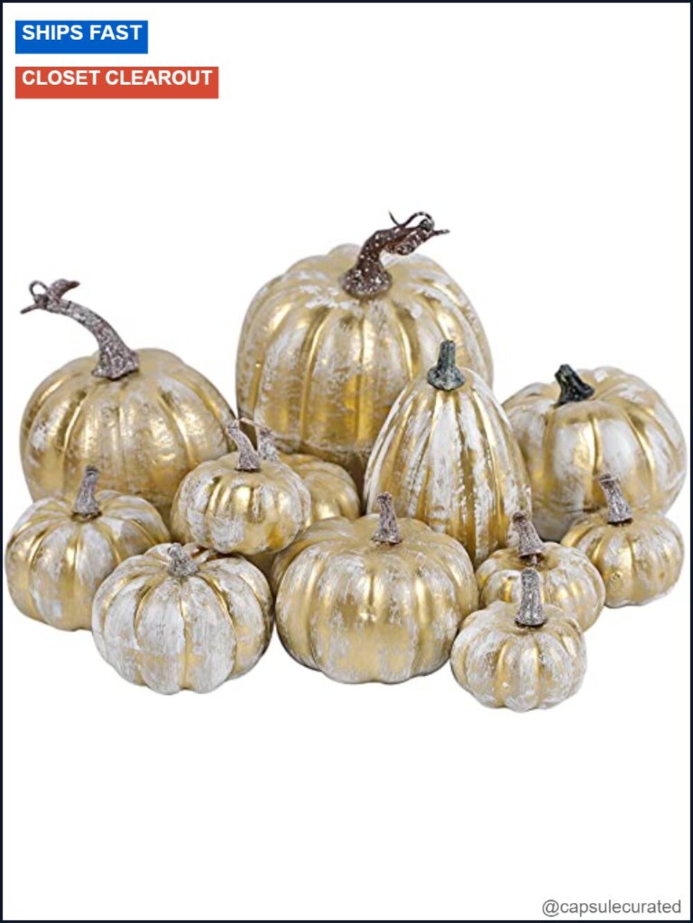 12 Assorted Sizes Foam Pumpkins Fall Home Decor